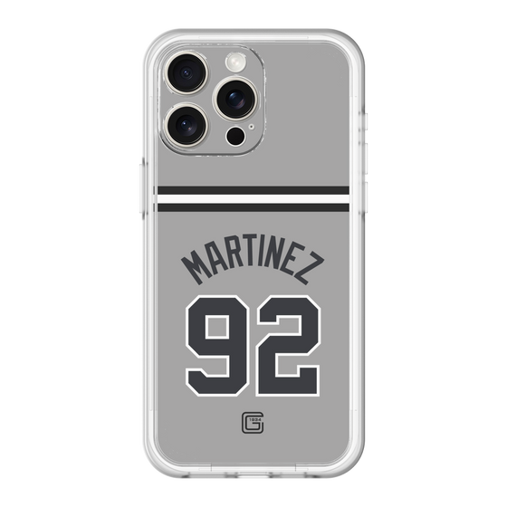 スリムプロテクションプレミアムケース［ 読売ジャイアンツ - #92 MARTINEZ - ビジター ］