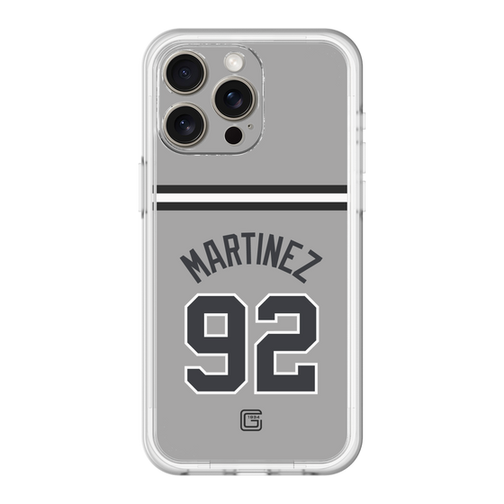 スリムプロテクションプレミアムケース［ 読売ジャイアンツ - #92 MARTINEZ - ビジター ］