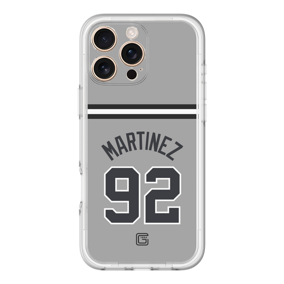 スリムプロテクションプレミアムケース［ 読売ジャイアンツ - #92 MARTINEZ - ビジター ］