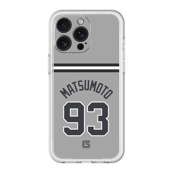 スリムプロテクションプレミアムケース［ 読売ジャイアンツ - #93 MATSUMOTO - ビジター ］