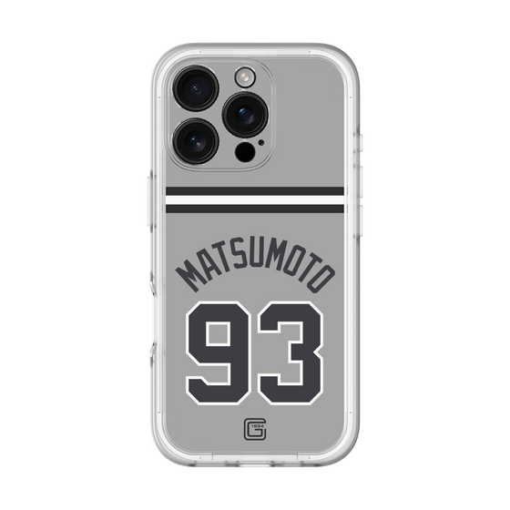 スリムプロテクションプレミアムケース［ 読売ジャイアンツ - #93 MATSUMOTO - ビジター ］