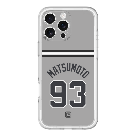 スリムプロテクションプレミアムケース［ 読売ジャイアンツ - #93 MATSUMOTO - ビジター ］