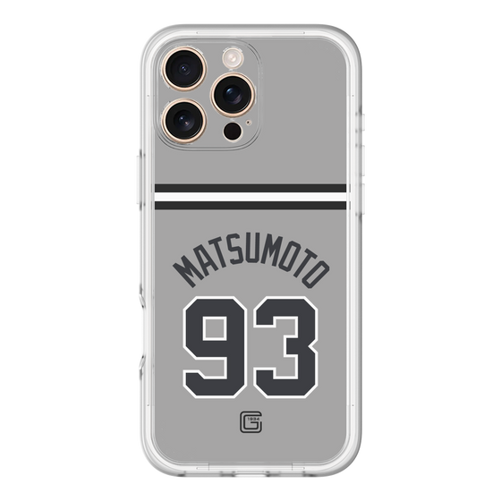 スリムプロテクションプレミアムケース［ 読売ジャイアンツ - #93 MATSUMOTO - ビジター ］