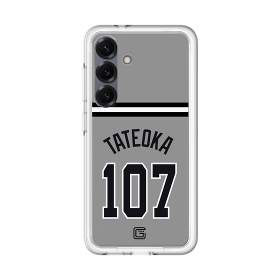 スリムプロテクションプレミアムケース［ 読売ジャイアンツ - #107 TATEOKA - ビジター ］