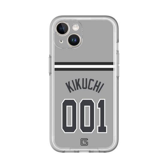 スリムプロテクションプレミアムケース［ 読売ジャイアンツ - #001 KIKUCHI - ビジター ］