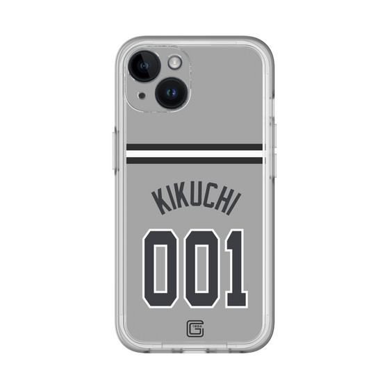 スリムプロテクションプレミアムケース［ 読売ジャイアンツ - #001 KIKUCHI - ビジター ］