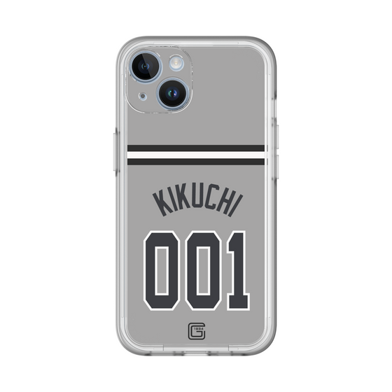 スリムプロテクションプレミアムケース［ 読売ジャイアンツ - #001 KIKUCHI - ビジター ］