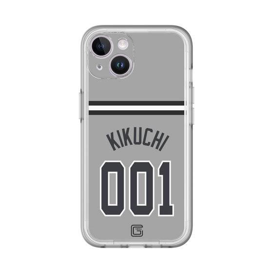 スリムプロテクションプレミアムケース［ 読売ジャイアンツ - #001 KIKUCHI - ビジター ］