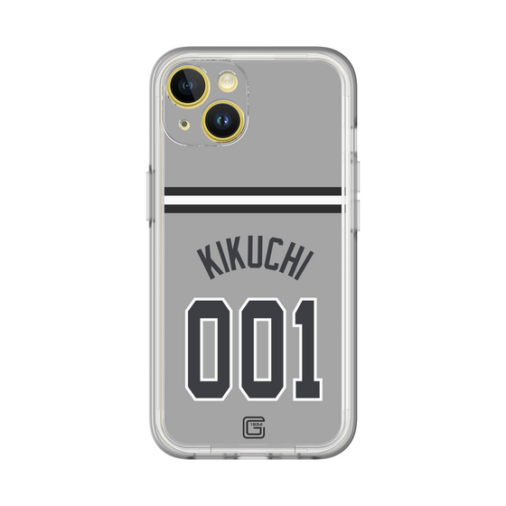 スリムプロテクションプレミアムケース［ 読売ジャイアンツ - #001 KIKUCHI - ビジター ］