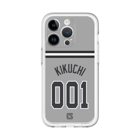 スリムプロテクションプレミアムケース［ 読売ジャイアンツ - #001 KIKUCHI - ビジター ］