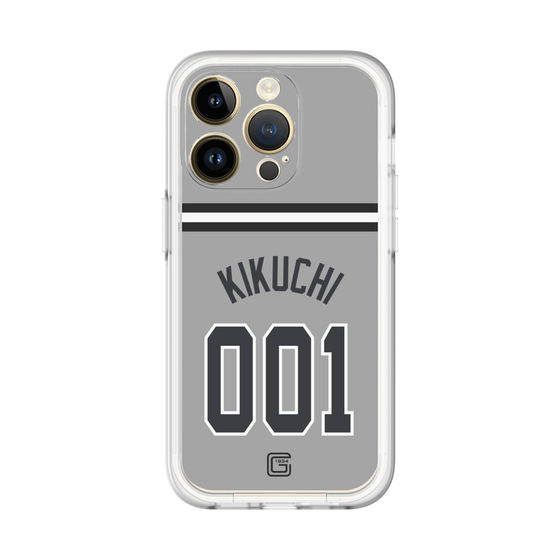 スリムプロテクションプレミアムケース［ 読売ジャイアンツ - #001 KIKUCHI - ビジター ］