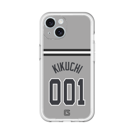 スリムプロテクションプレミアムケース［ 読売ジャイアンツ - #001 KIKUCHI - ビジター ］