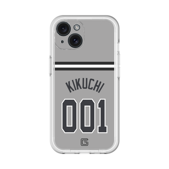スリムプロテクションプレミアムケース［ 読売ジャイアンツ - #001 KIKUCHI - ビジター ］
