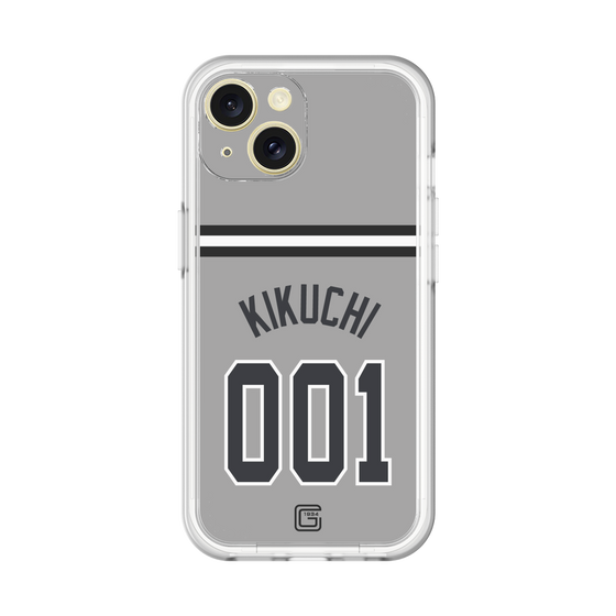 スリムプロテクションプレミアムケース［ 読売ジャイアンツ - #001 KIKUCHI - ビジター ］