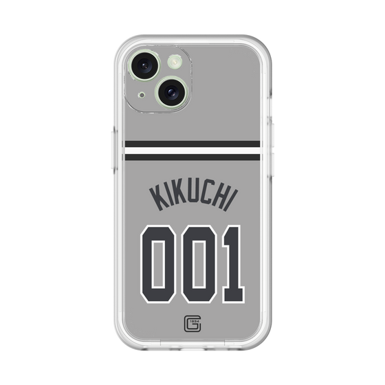 スリムプロテクションプレミアムケース［ 読売ジャイアンツ - #001 KIKUCHI - ビジター ］