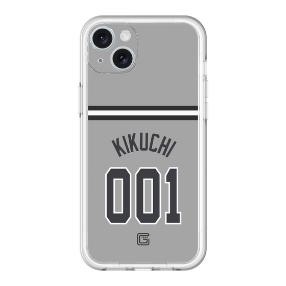 スリムプロテクションプレミアムケース［ 読売ジャイアンツ - #001 KIKUCHI - ビジター ］