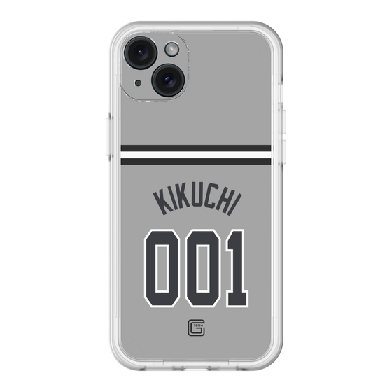 スリムプロテクションプレミアムケース［ 読売ジャイアンツ - #001 KIKUCHI - ビジター ］