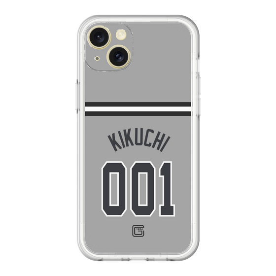 スリムプロテクションプレミアムケース［ 読売ジャイアンツ - #001 KIKUCHI - ビジター ］