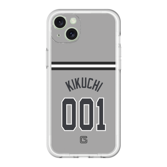 スリムプロテクションプレミアムケース［ 読売ジャイアンツ - #001 KIKUCHI - ビジター ］