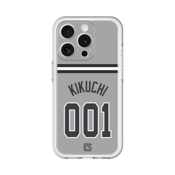 スリムプロテクションプレミアムケース［ 読売ジャイアンツ - #001 KIKUCHI - ビジター ］