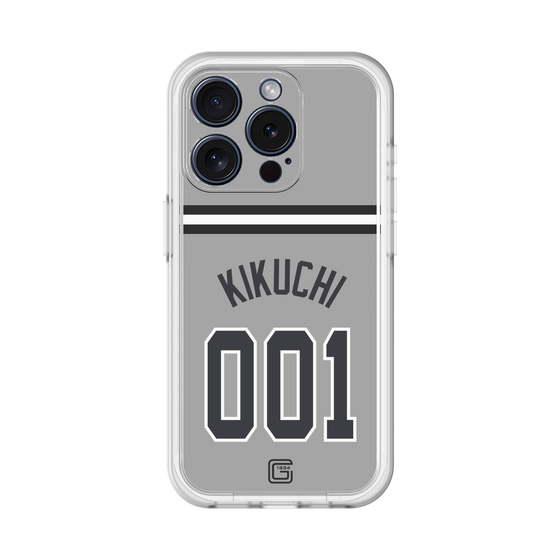 スリムプロテクションプレミアムケース［ 読売ジャイアンツ - #001 KIKUCHI - ビジター ］