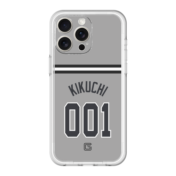 スリムプロテクションプレミアムケース［ 読売ジャイアンツ - #001 KIKUCHI - ビジター ］