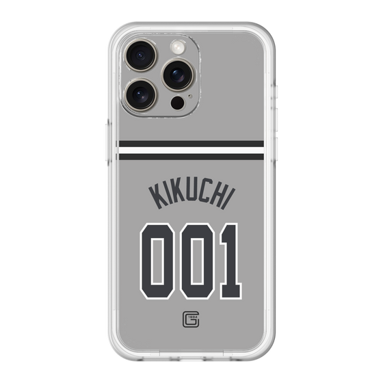 スリムプロテクションプレミアムケース［ 読売ジャイアンツ - #001 KIKUCHI - ビジター ］