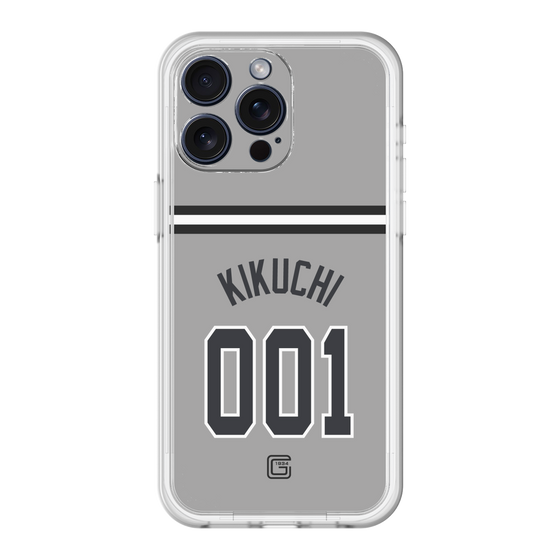 スリムプロテクションプレミアムケース［ 読売ジャイアンツ - #001 KIKUCHI - ビジター ］