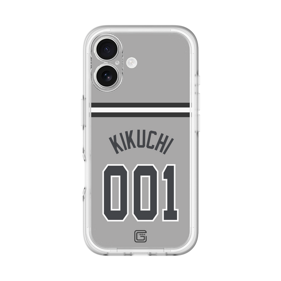 スリムプロテクションプレミアムケース［ 読売ジャイアンツ - #001 KIKUCHI - ビジター ］