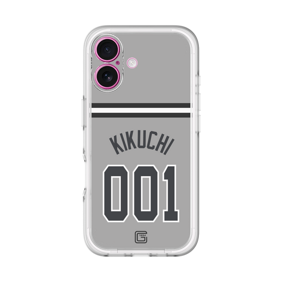 スリムプロテクションプレミアムケース［ 読売ジャイアンツ - #001 KIKUCHI - ビジター ］