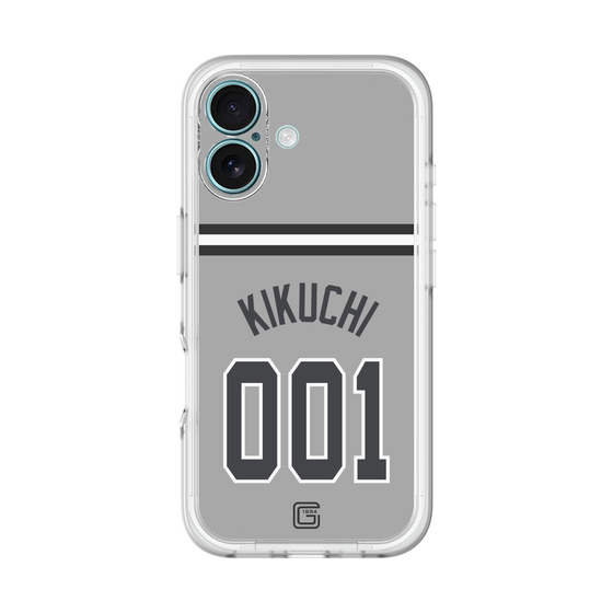 スリムプロテクションプレミアムケース［ 読売ジャイアンツ - #001 KIKUCHI - ビジター ］