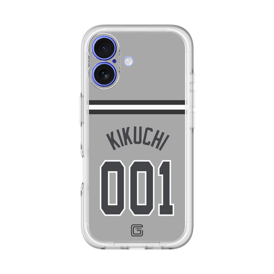 スリムプロテクションプレミアムケース［ 読売ジャイアンツ - #001 KIKUCHI - ビジター ］