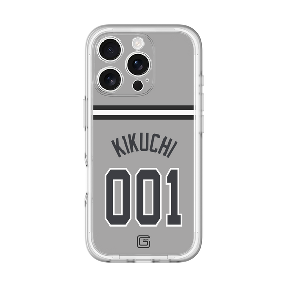 スリムプロテクションプレミアムケース［ 読売ジャイアンツ - #001 KIKUCHI - ビジター ］