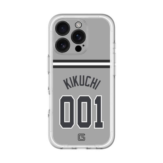 スリムプロテクションプレミアムケース［ 読売ジャイアンツ - #001 KIKUCHI - ビジター ］