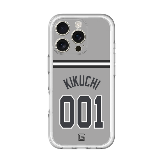 スリムプロテクションプレミアムケース［ 読売ジャイアンツ - #001 KIKUCHI - ビジター ］
