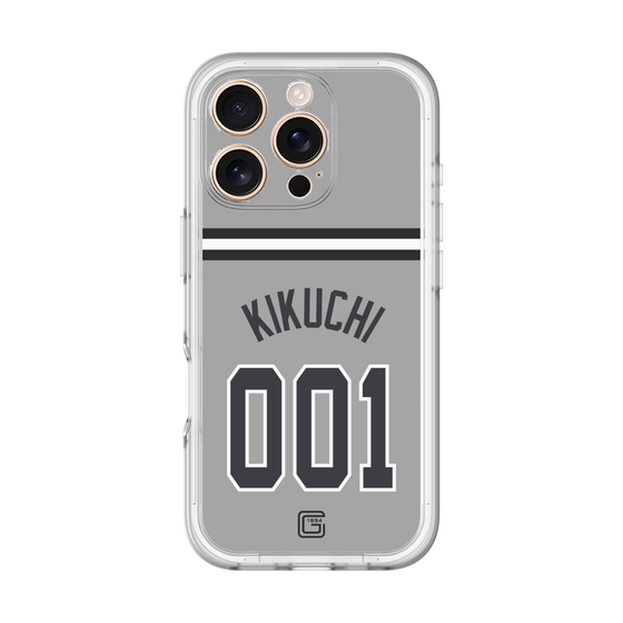 スリムプロテクションプレミアムケース［ 読売ジャイアンツ - #001 KIKUCHI - ビジター ］