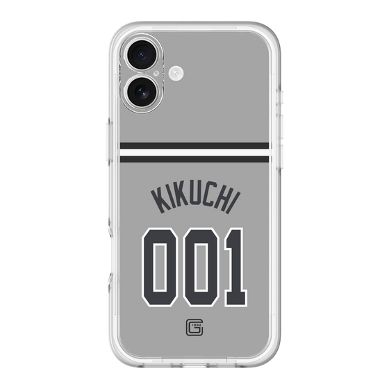 スリムプロテクションプレミアムケース［ 読売ジャイアンツ - #001 KIKUCHI - ビジター ］