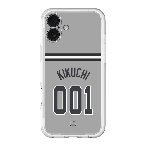 スリムプロテクションプレミアムケース［ 読売ジャイアンツ - #001 KIKUCHI - ビジター ］