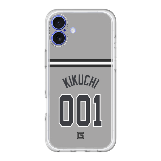 スリムプロテクションプレミアムケース［ 読売ジャイアンツ - #001 KIKUCHI - ビジター ］