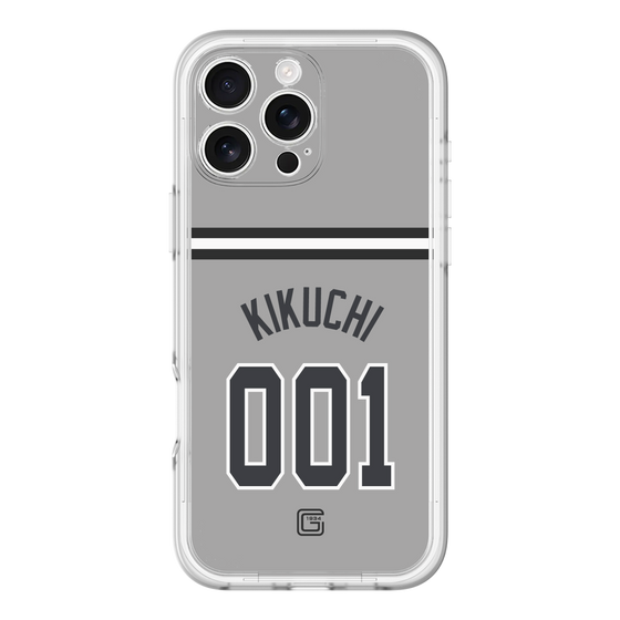 スリムプロテクションプレミアムケース［ 読売ジャイアンツ - #001 KIKUCHI - ビジター ］