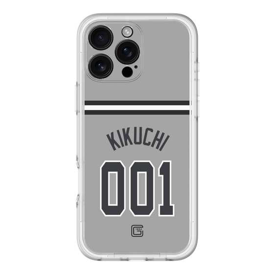 スリムプロテクションプレミアムケース［ 読売ジャイアンツ - #001 KIKUCHI - ビジター ］
