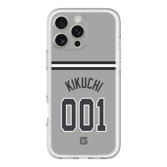 スリムプロテクションプレミアムケース［ 読売ジャイアンツ - #001 KIKUCHI - ビジター ］