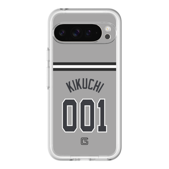 スリムプロテクションプレミアムケース［ 読売ジャイアンツ - #001 KIKUCHI - ビジター ］