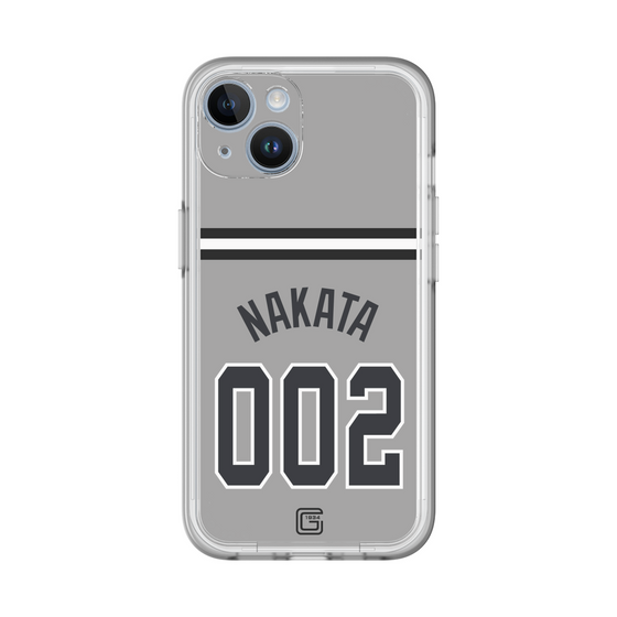 スリムプロテクションプレミアムケース［ 読売ジャイアンツ - #002 NAKATA - ビジター ］