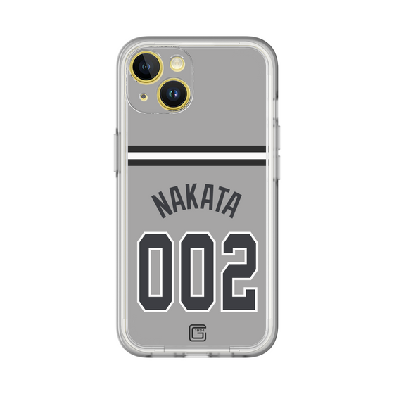 スリムプロテクションプレミアムケース［ 読売ジャイアンツ - #002 NAKATA - ビジター ］