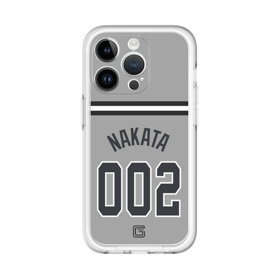 スリムプロテクションプレミアムケース［ 読売ジャイアンツ - #002 NAKATA - ビジター ］