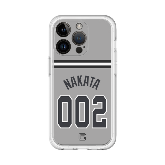 スリムプロテクションプレミアムケース［ 読売ジャイアンツ - #002 NAKATA - ビジター ］