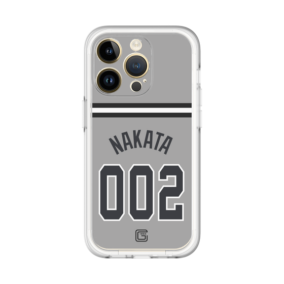 スリムプロテクションプレミアムケース［ 読売ジャイアンツ - #002 NAKATA - ビジター ］