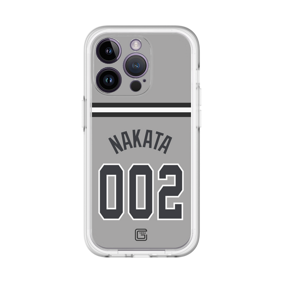 スリムプロテクションプレミアムケース［ 読売ジャイアンツ - #002 NAKATA - ビジター ］