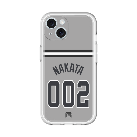 スリムプロテクションプレミアムケース［ 読売ジャイアンツ - #002 NAKATA - ビジター ］